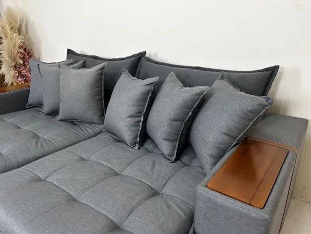 Sofá Cama Tebas  2,55m.    Produto Novo.   Pronta Entrega. - Foto 5