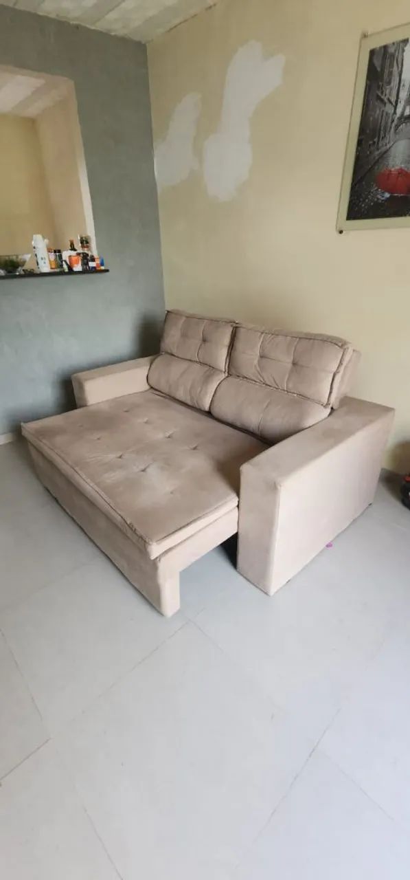 Sofá retrátil 3 lugares 65576103052802120