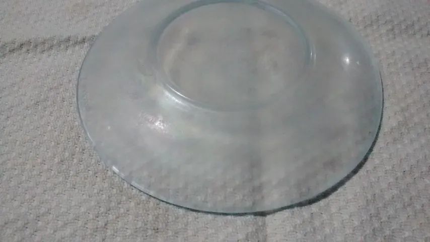 Pires Duralex Transparente Marmorizado Artesanato Anos 80 - Foto 5