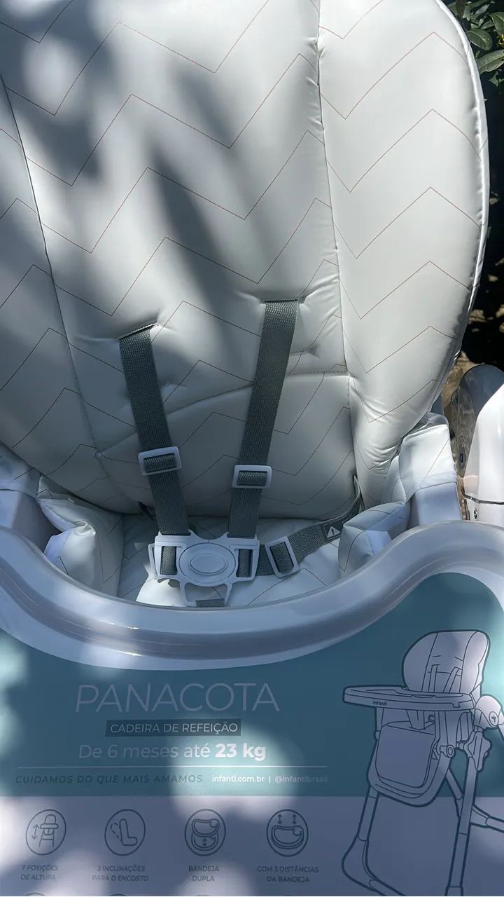 NOVA- Cadeira de alimentação Infanti Panacota NOVA - Foto 2