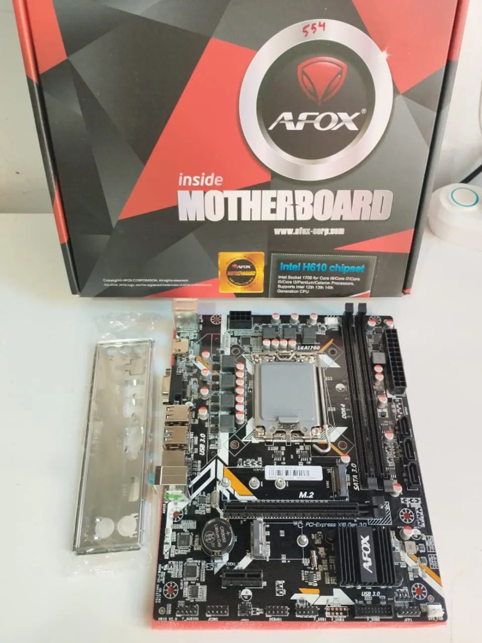  Placa mãe H610 LGA 1700 Nova *Entrego *Parcelo