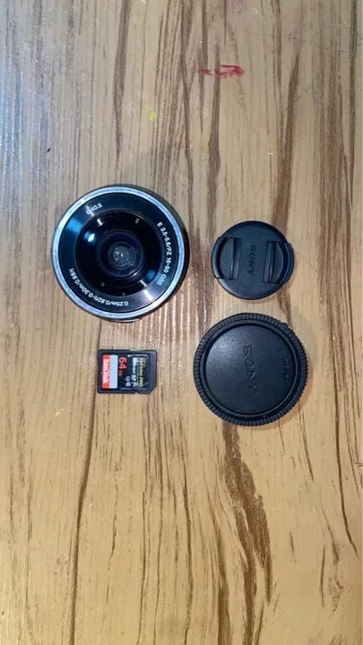 Kit filmmaker Sony Zve10 + Lente do Kit - Foto 6