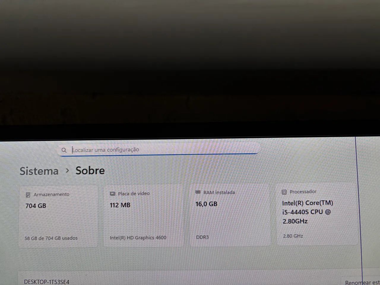 Computador Desktop Lenovo H50-30G i5 4440s 16GB SSD240 +500GB - Foto 4