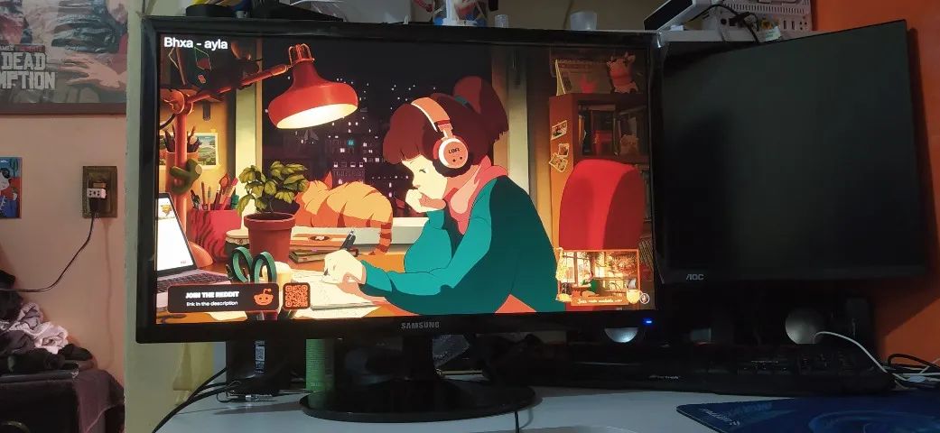 Monitor Gamer Samsung 24 polegadas 75hz 1ms s24d332h - Foto 2