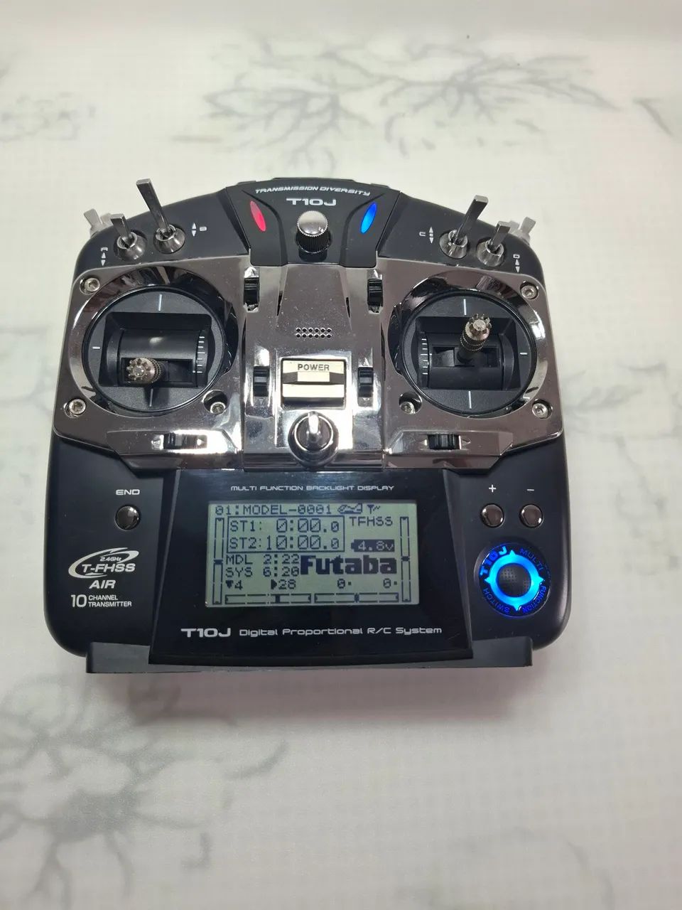 Futaba t10j com receptor 