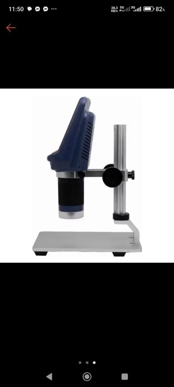 Microscópio manutenção em celular andonstar ad106