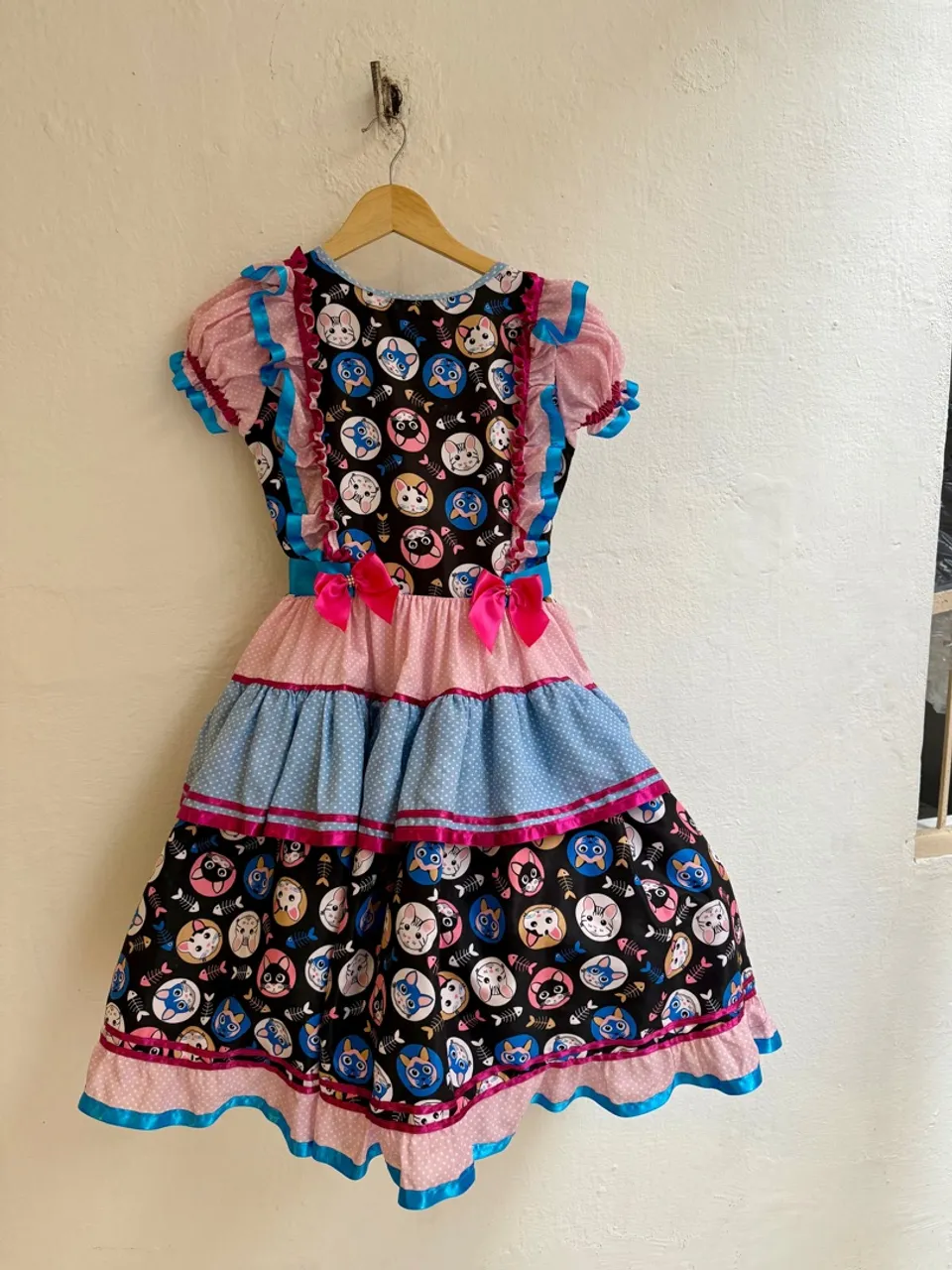 Vestido Infantil junino TAM de 8 a 12 anos