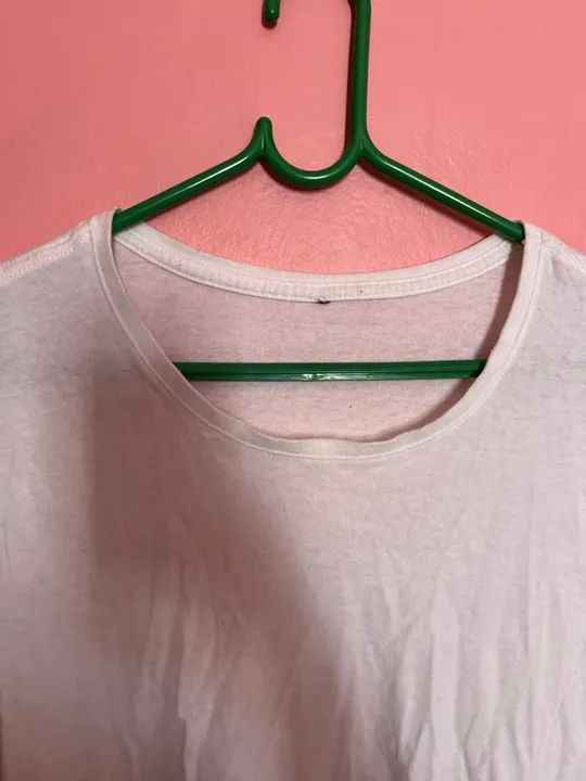 Camiseta branca de manga comprida TAM G  - Foto 2