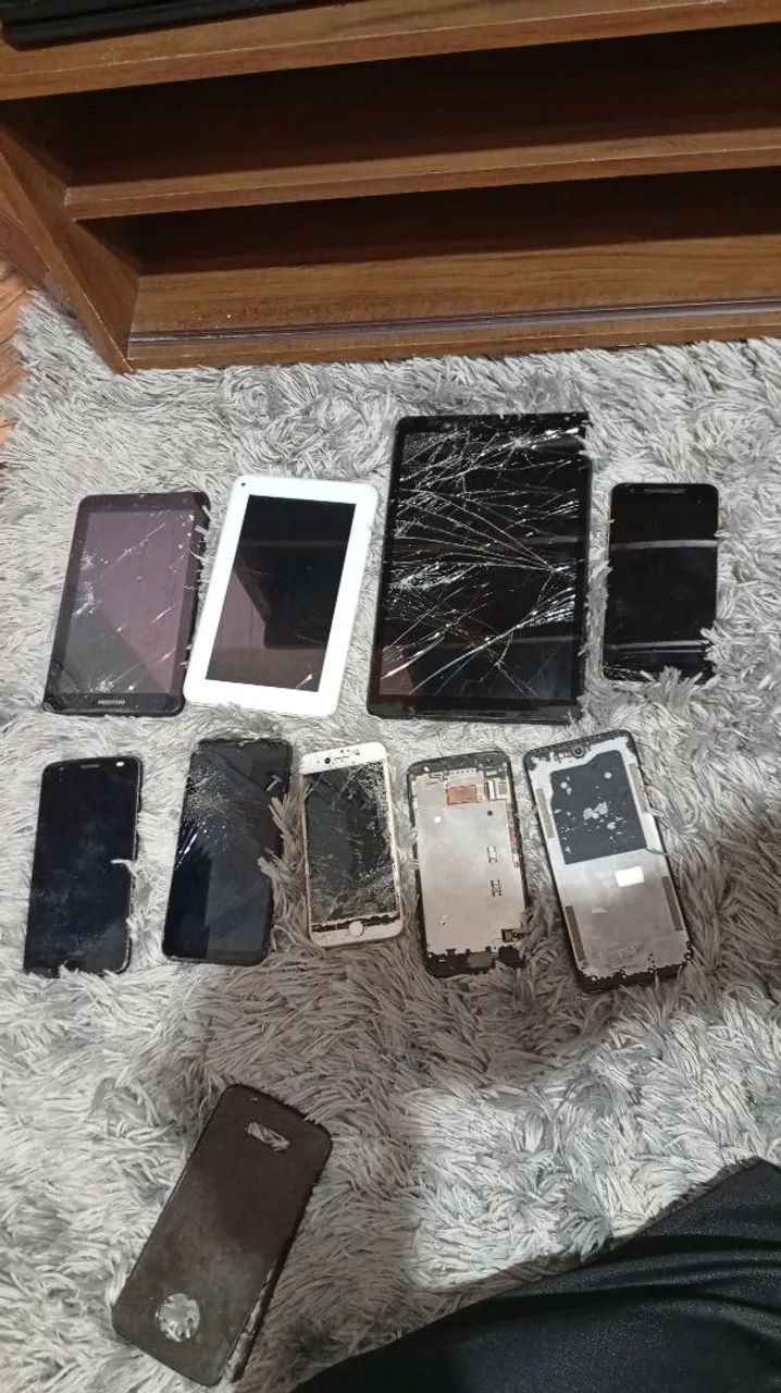 6 celular 3tablet tudo pra arrumar ou peças valo velho zsul 