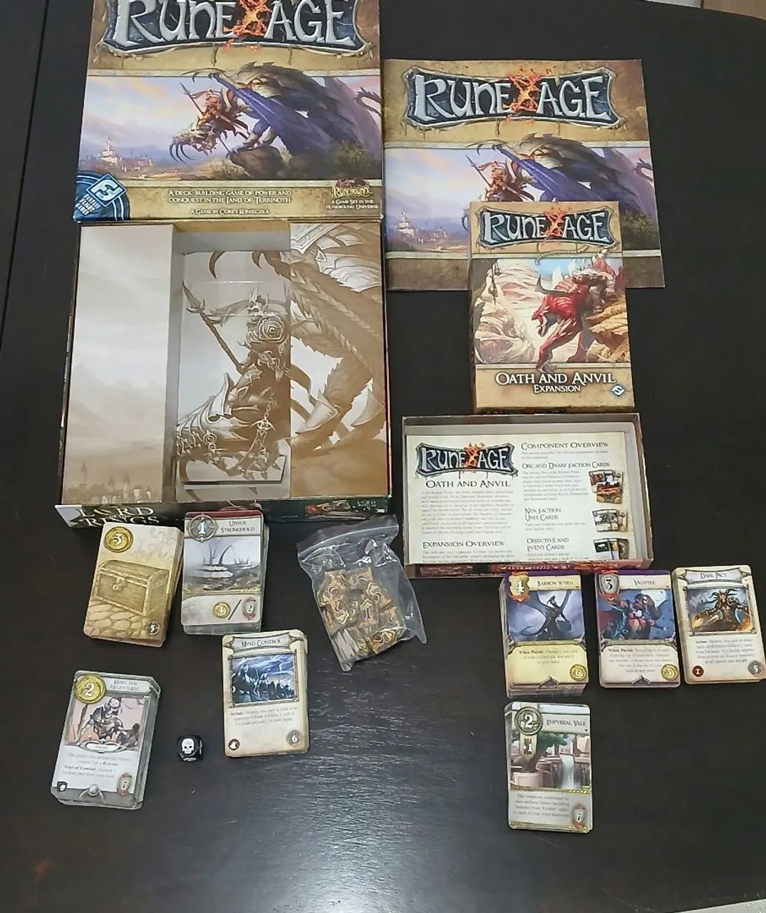 Rune Age  e Oath and Anvil - Jogo de Tabuleiro e Expansão - Foto 2