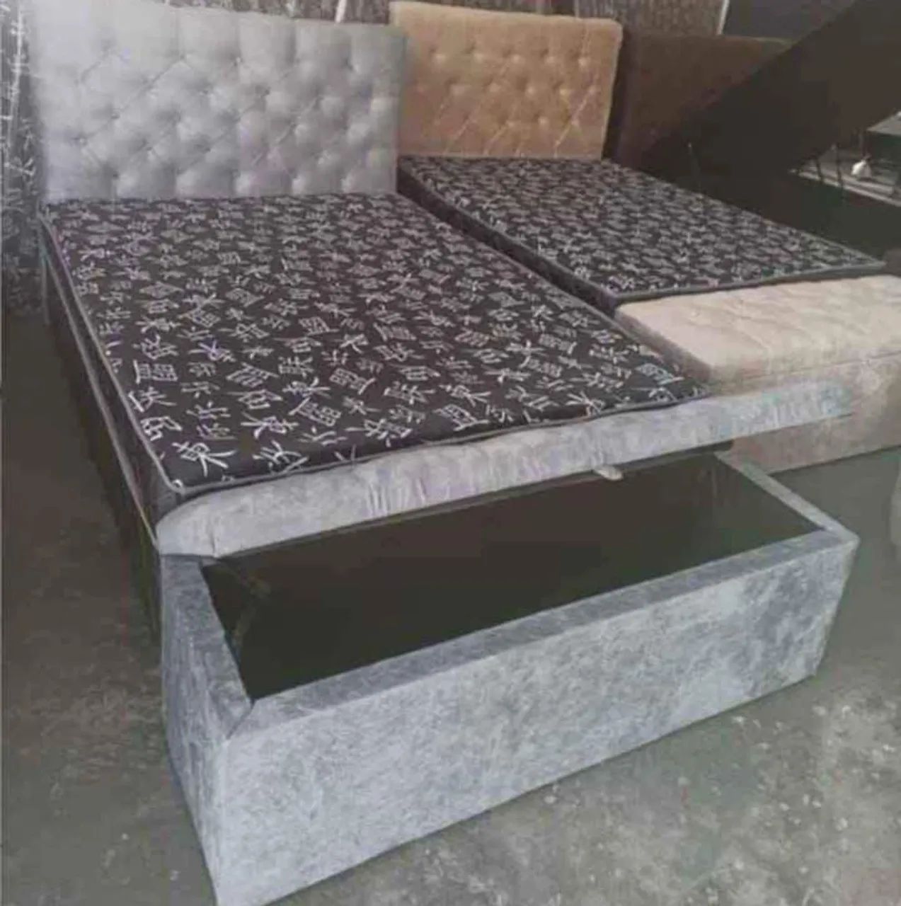 Frete grátis, Camas box com colchão novas!!! - Foto 3