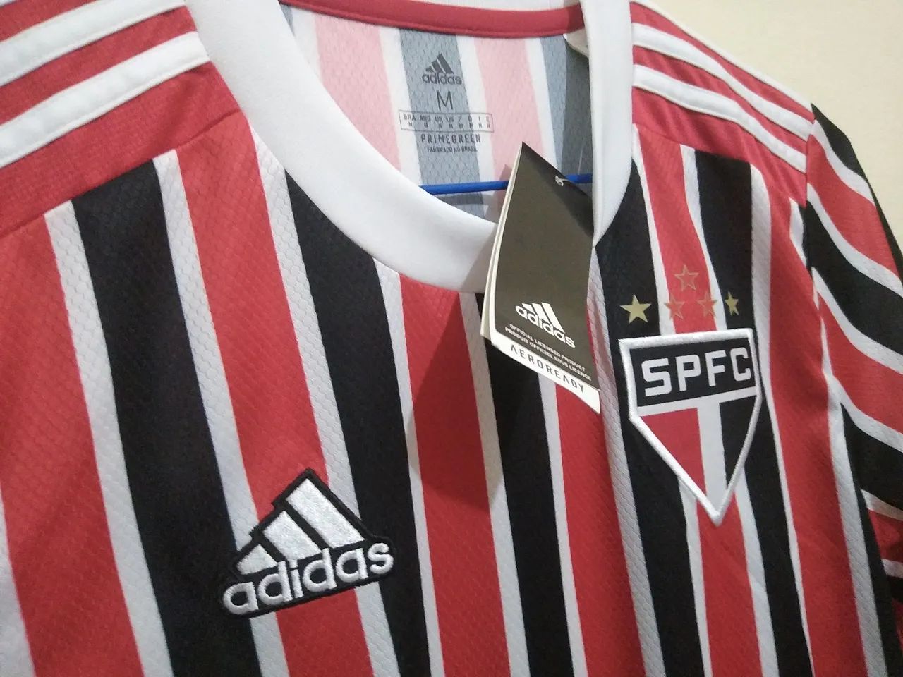 Camisa de Futebol São Paulo Adidas - Tamanho M - Foto 4