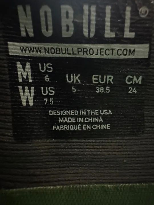 Tênis Nobull unisex- cinza- Tamanho US 7,5 Brasil 36,5 - Foto 3