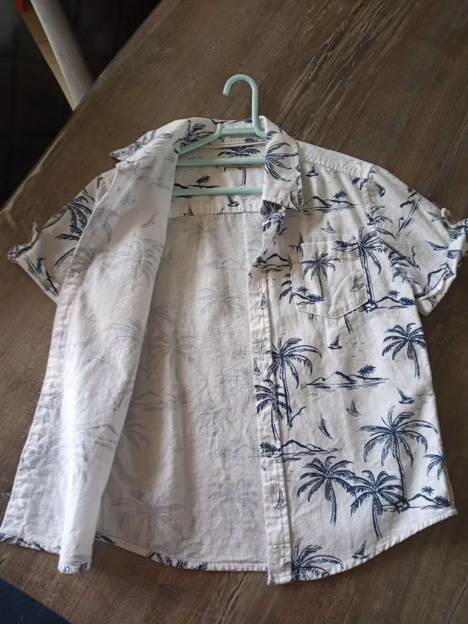Camisa com estampa de coqueiro infantil  - Foto 4