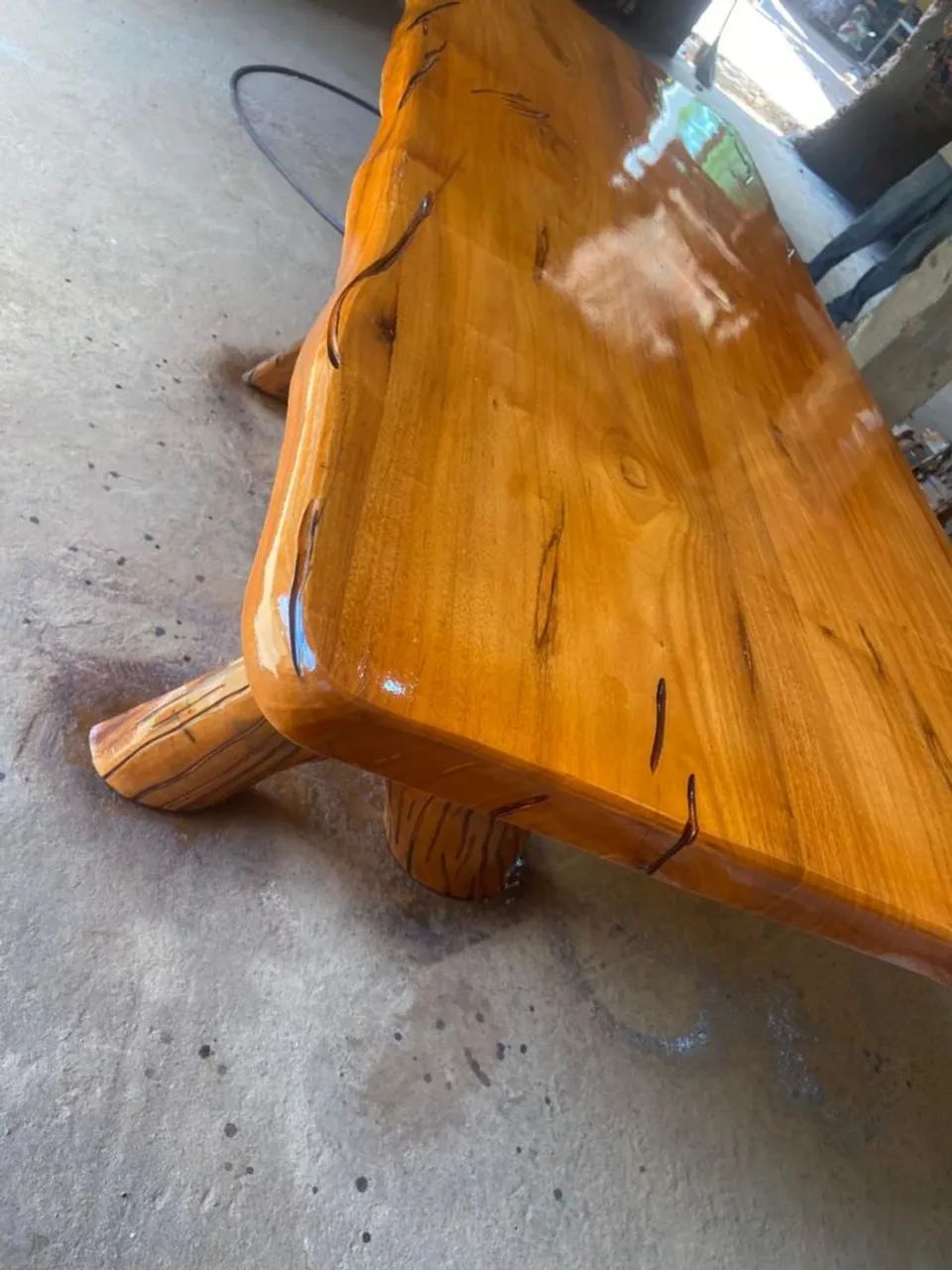 Mesa rustica de Madeira Maciça - Foto 2