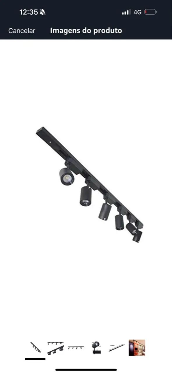 Trilho spot led