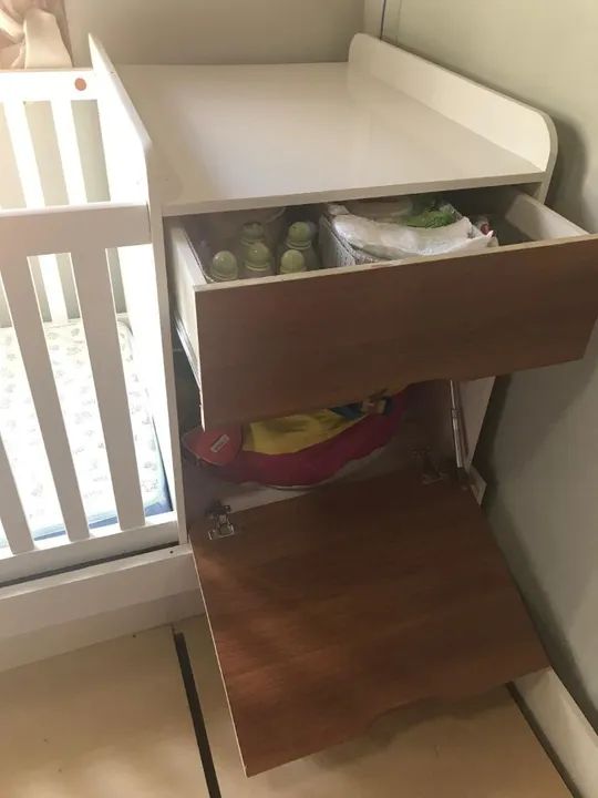 BERÇO QUE VIRA CAMA - Foto 2