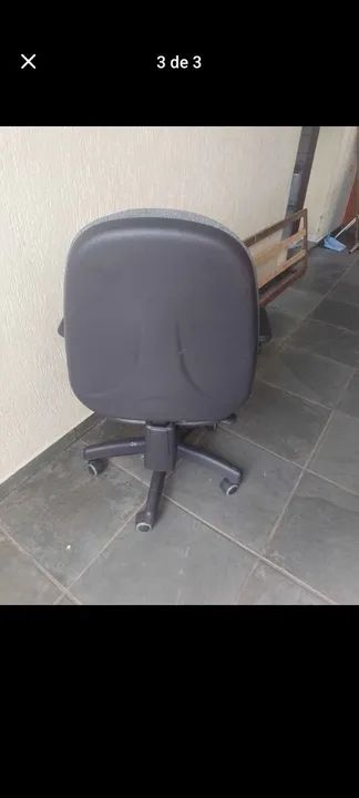 Cadeira de Escritório Giratória com Rodas - Foto 3