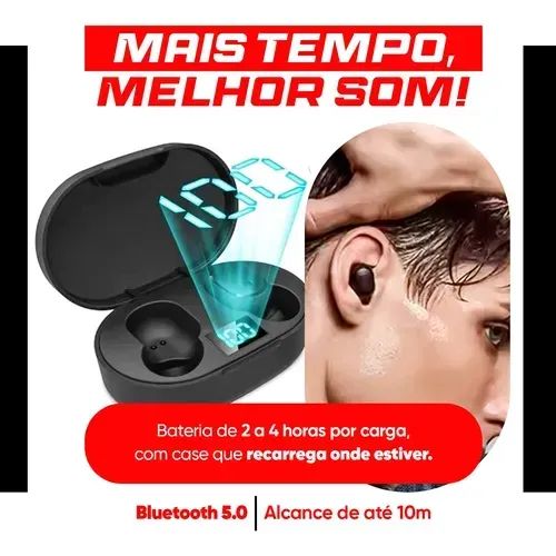 Fone De Ouvido Bluetooth  Sem Fio Tws - Foto 2