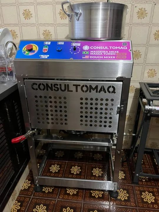 Masseira planetária mexe massa turbo 10kg max