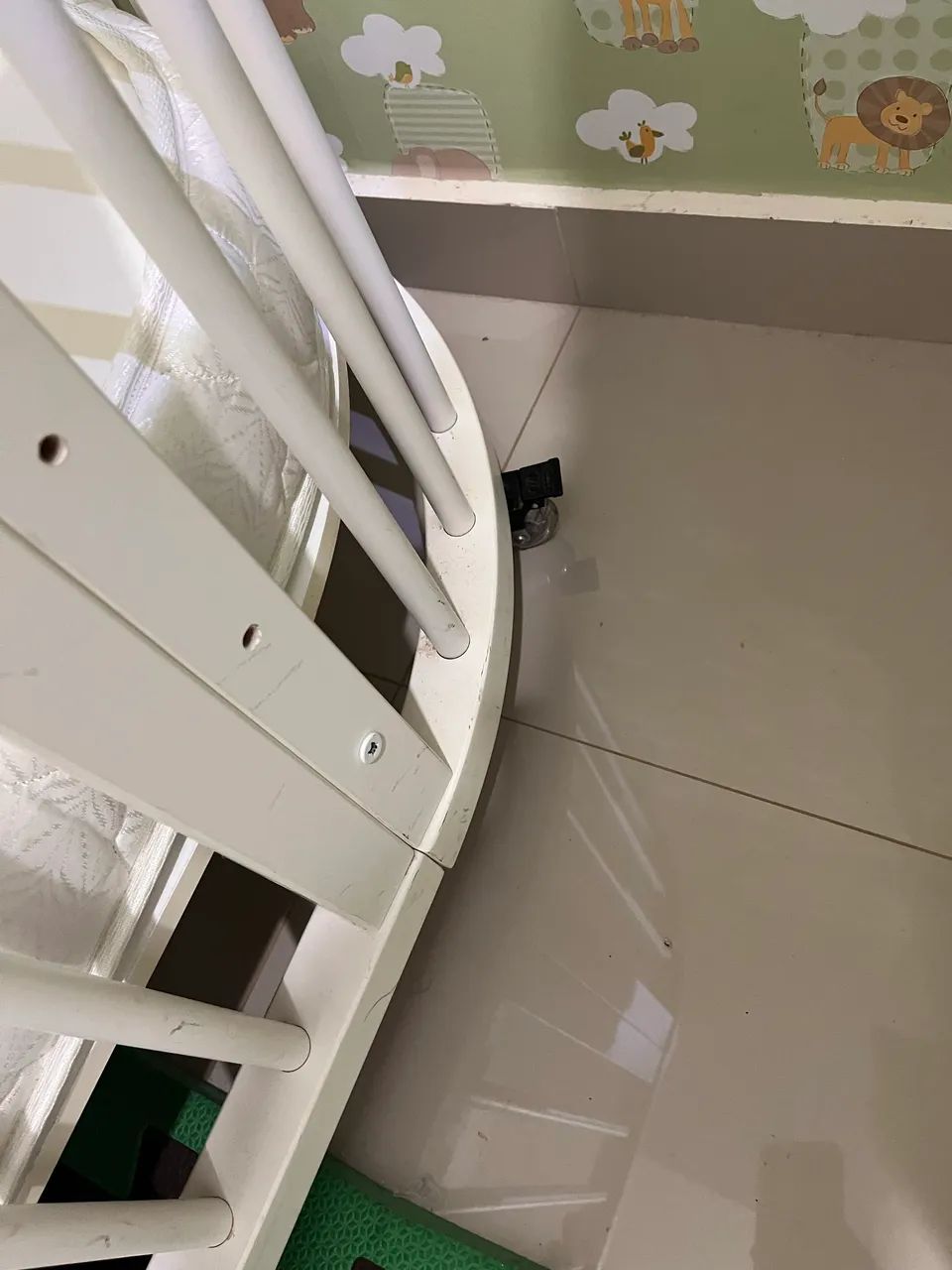 Berço sleep crescer oval madeira maciça 4 em 1 - Foto 3