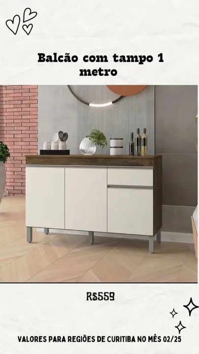 Promoção Balcao com Tampo - 07/02/25  