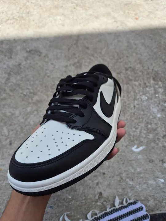 Nike Air Jordan 1 Low - Preto e Branco - Foto 6