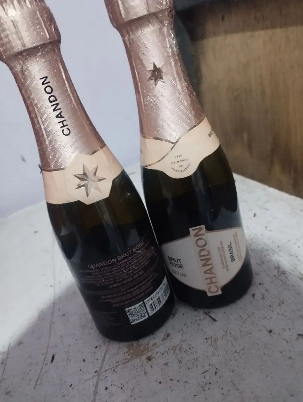 2 Garrafas de Champanhe Chandon Brut Rosé