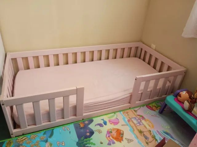 Cama infantil com grade 466447792562524162