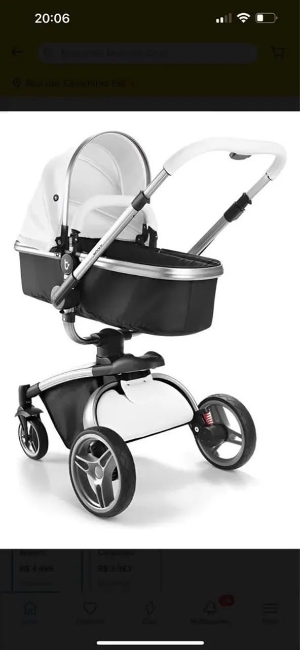 Carrinho Passeio Moisés Litet Candy