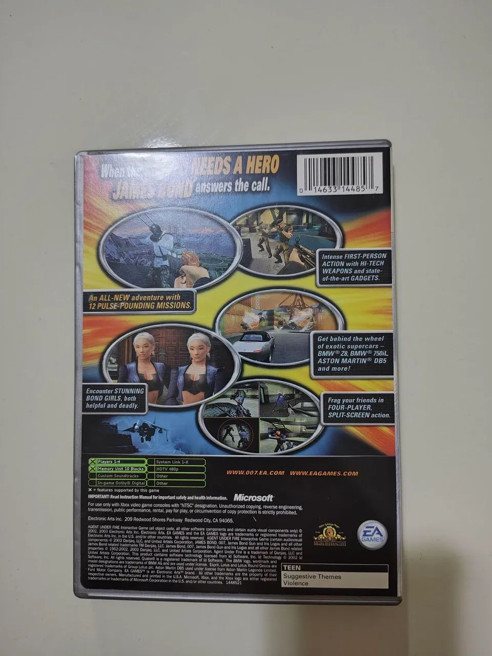 007 Agent Under Fire Xbox  - Foto 2