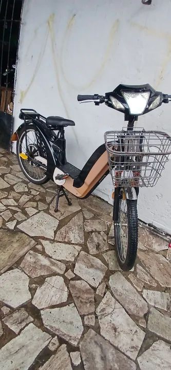 Bicicleta eletrica com baterias novas 3.500