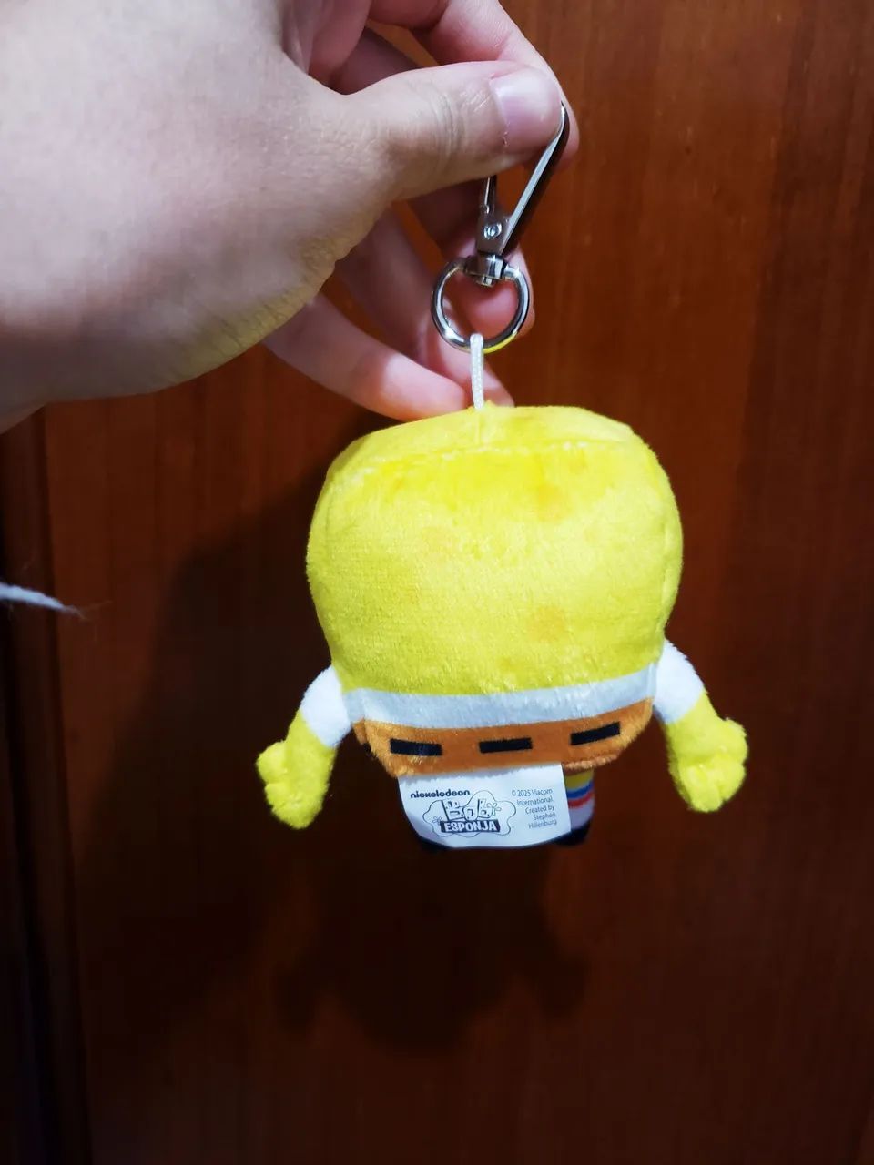 Chaveiro Pelúcia Bob Esponja - Colecionável - Foto 2