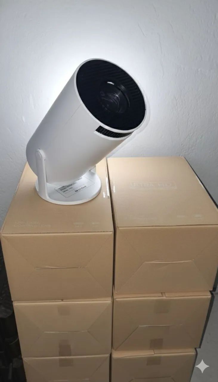 PROJETOR ULTRA HD PORTÁTIL- NA CAIXA