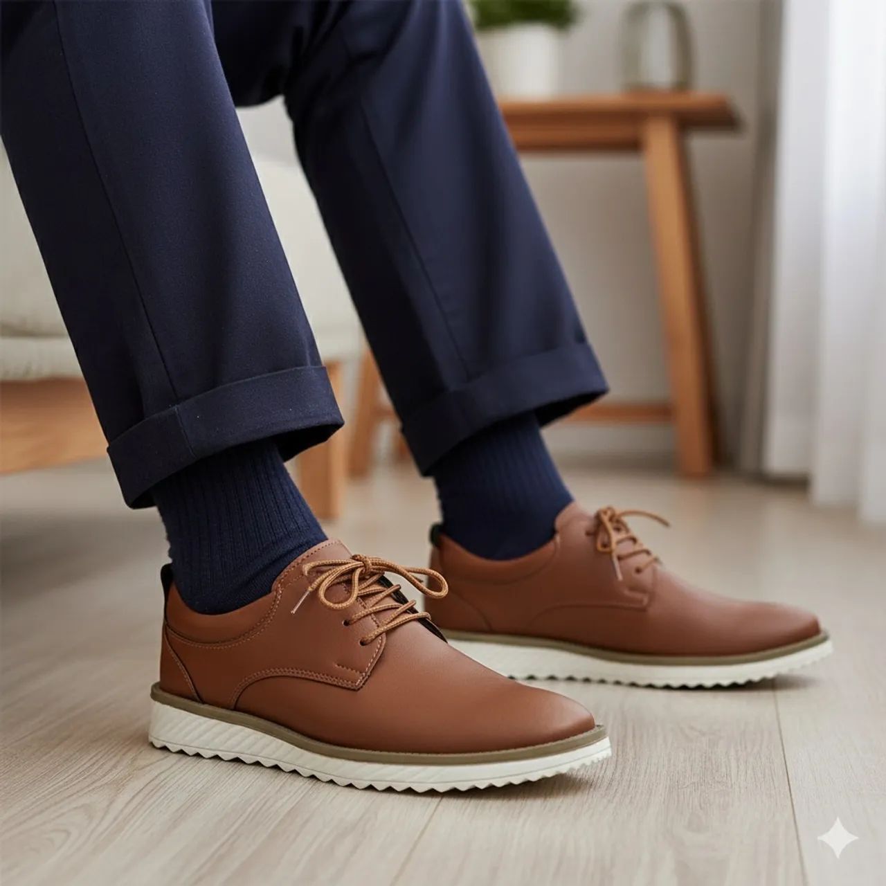 Sapato Social Masculino Oxford Casual KB Shoes Calçados