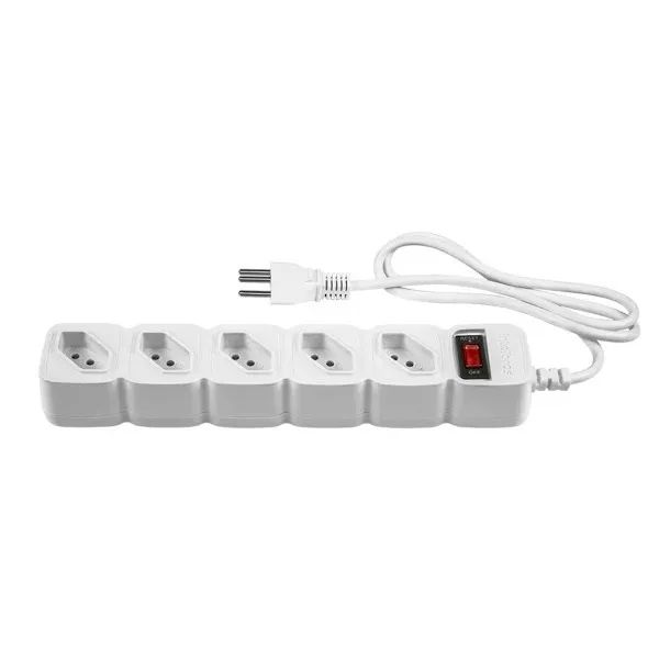 Filtro de Linha (3 Metros) Protetor Eletrônico 5 Tomadas Intelbras Branco *ENTREGA GRÁTIS* - Foto 3