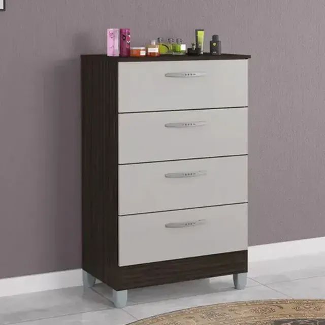 !!! ENTREGA GRATIS !!! Cômoda com 4 Gavetas Larg. 0.59m - Poquema