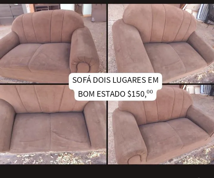 Sofá 2 Lugares em Bom Estado
