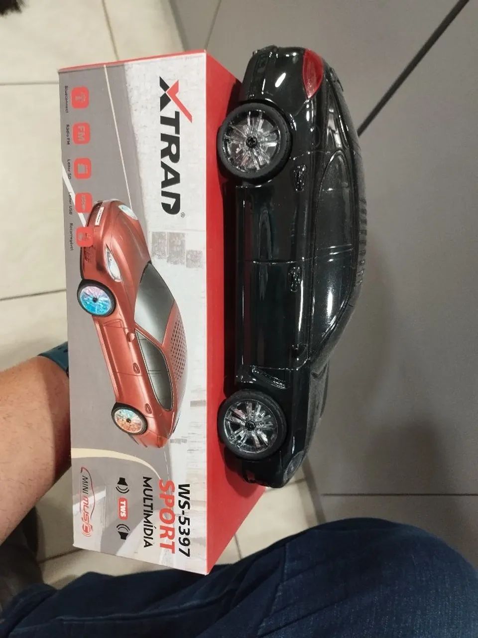 Caixa de Som Xtrad Sport WS-5397 - Bluetooth e Rádio FM