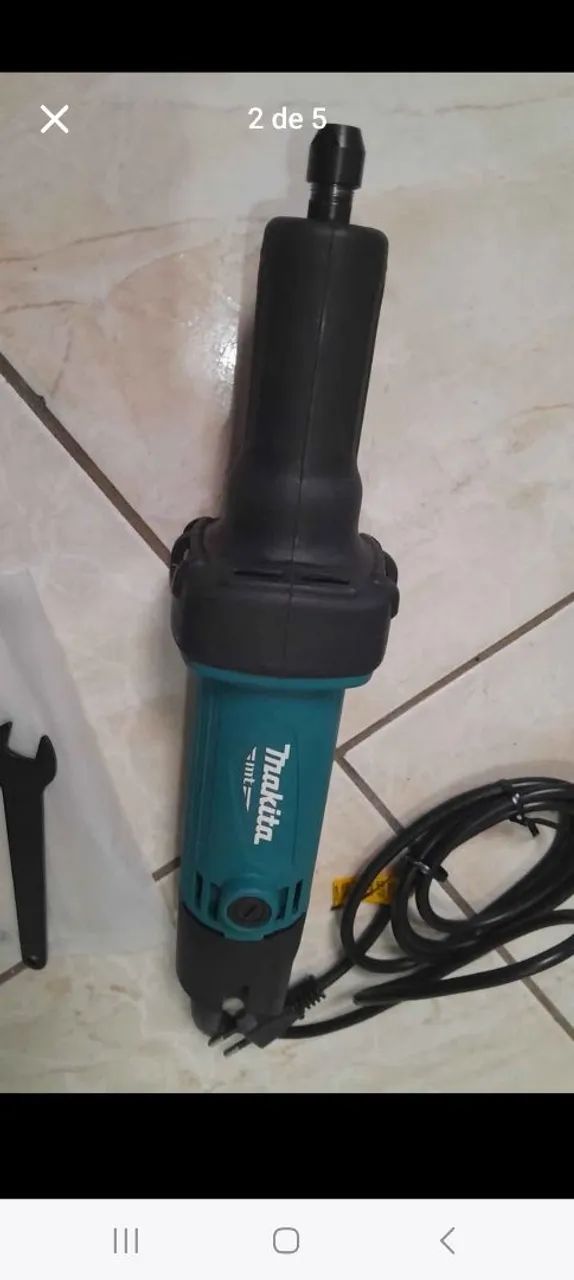 Esmerilhadeira Angular Makita M9100B 127V - Foto 4