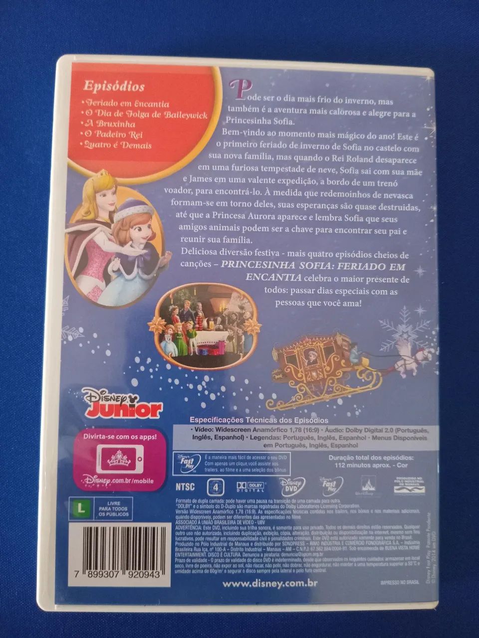 DVD Princesinha Sofia: Feriado em Encantia - Foto 2