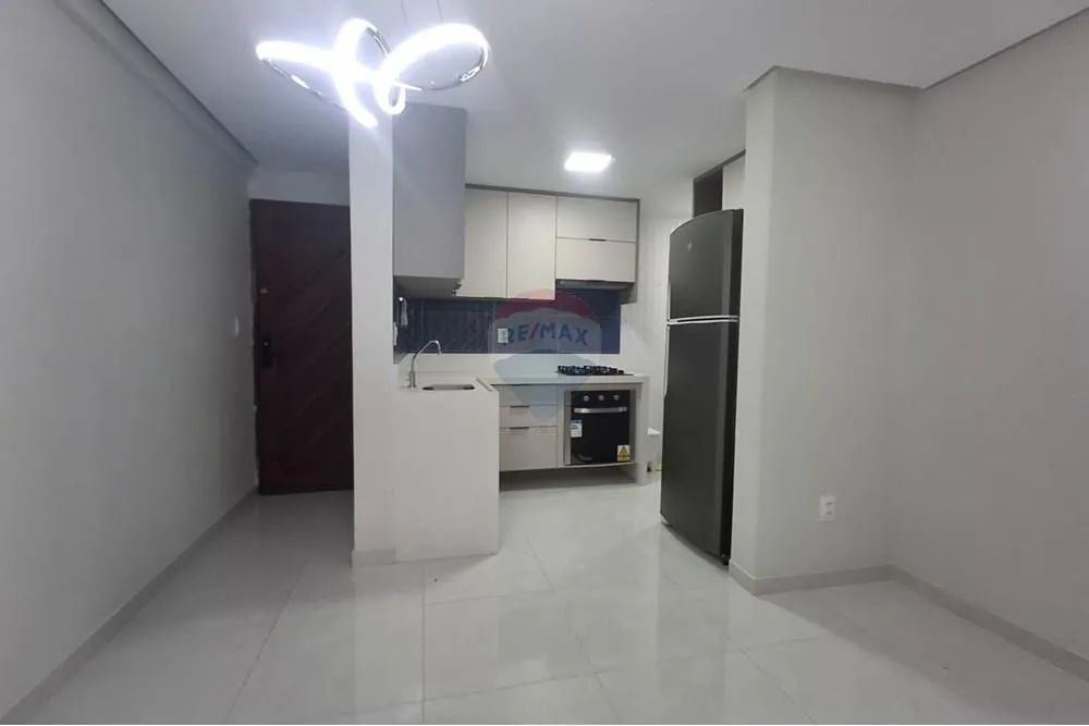 Apartamento mobiliado para locação, 02 dormitórios, 01 suíte, área privativa com churrasqu - Foto 4