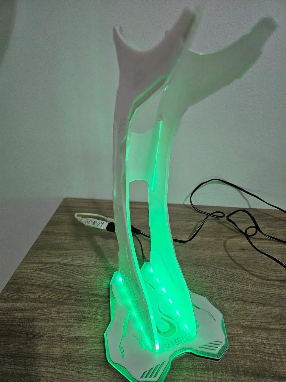 Suporte para Headset RGB Ryse Mode Branco - Foto 3