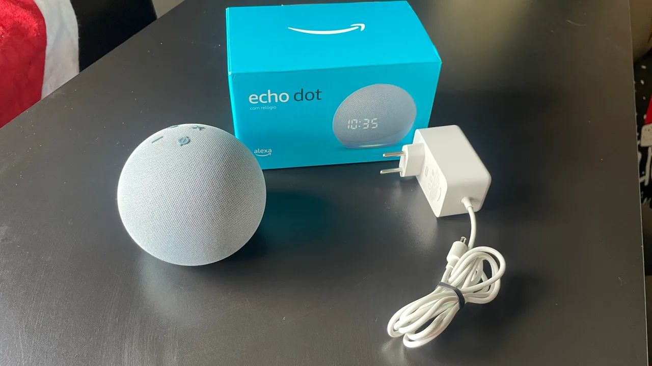Echo dot 4 com relógio - Foto 5