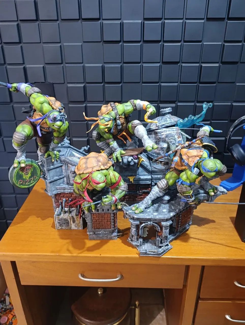 Diorama Tartarugas ninja 