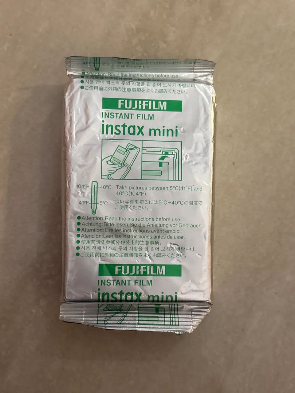 Filme polaroid instax mini - contém 10 fotos