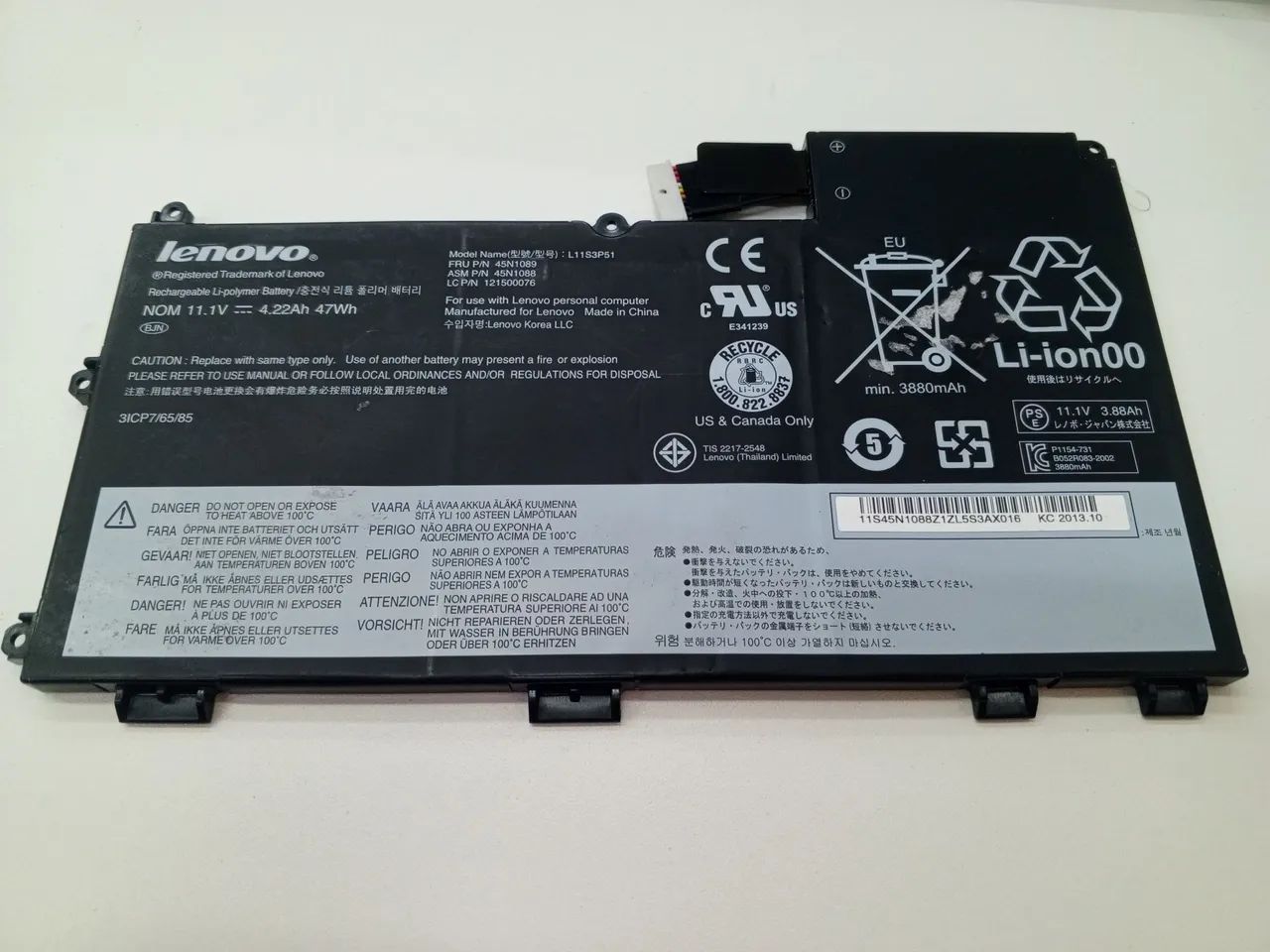 Bateria do portátil SeagullStar T430U para Lenovo ThinkPad L11N3P51 - Foto 3