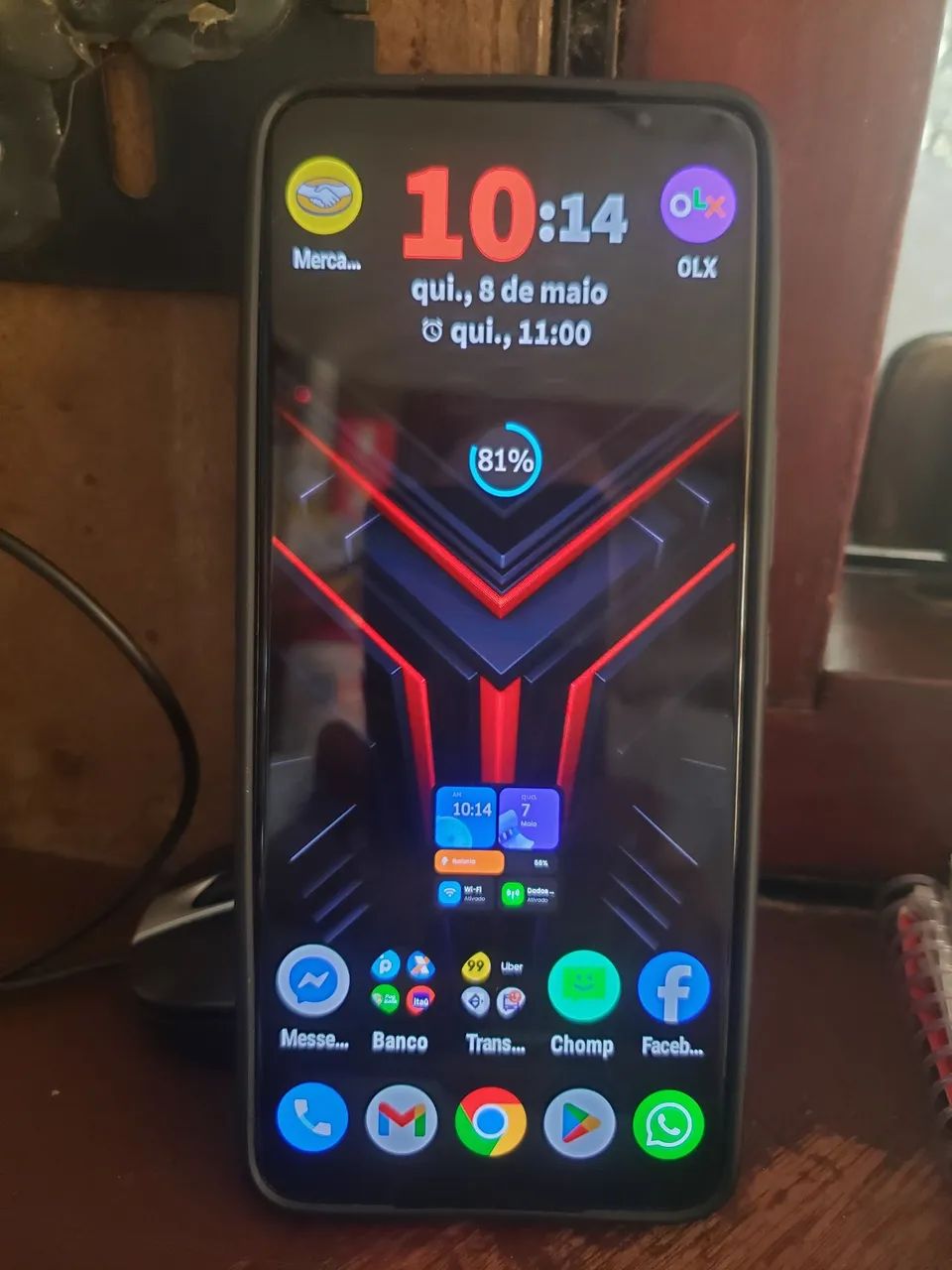 Rog phone 6. 12gb e 256gb. Com detalhes. 