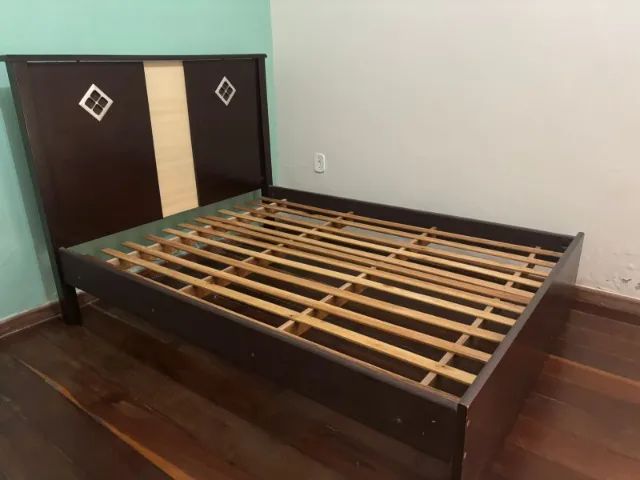 Vendo cama de casal e colchão de casal - Foto 5