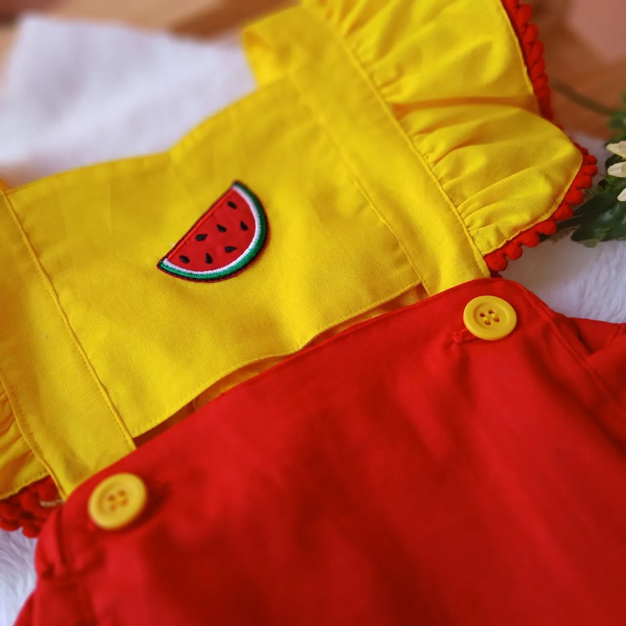 Jardineira Magali/Melancia - Foto 6